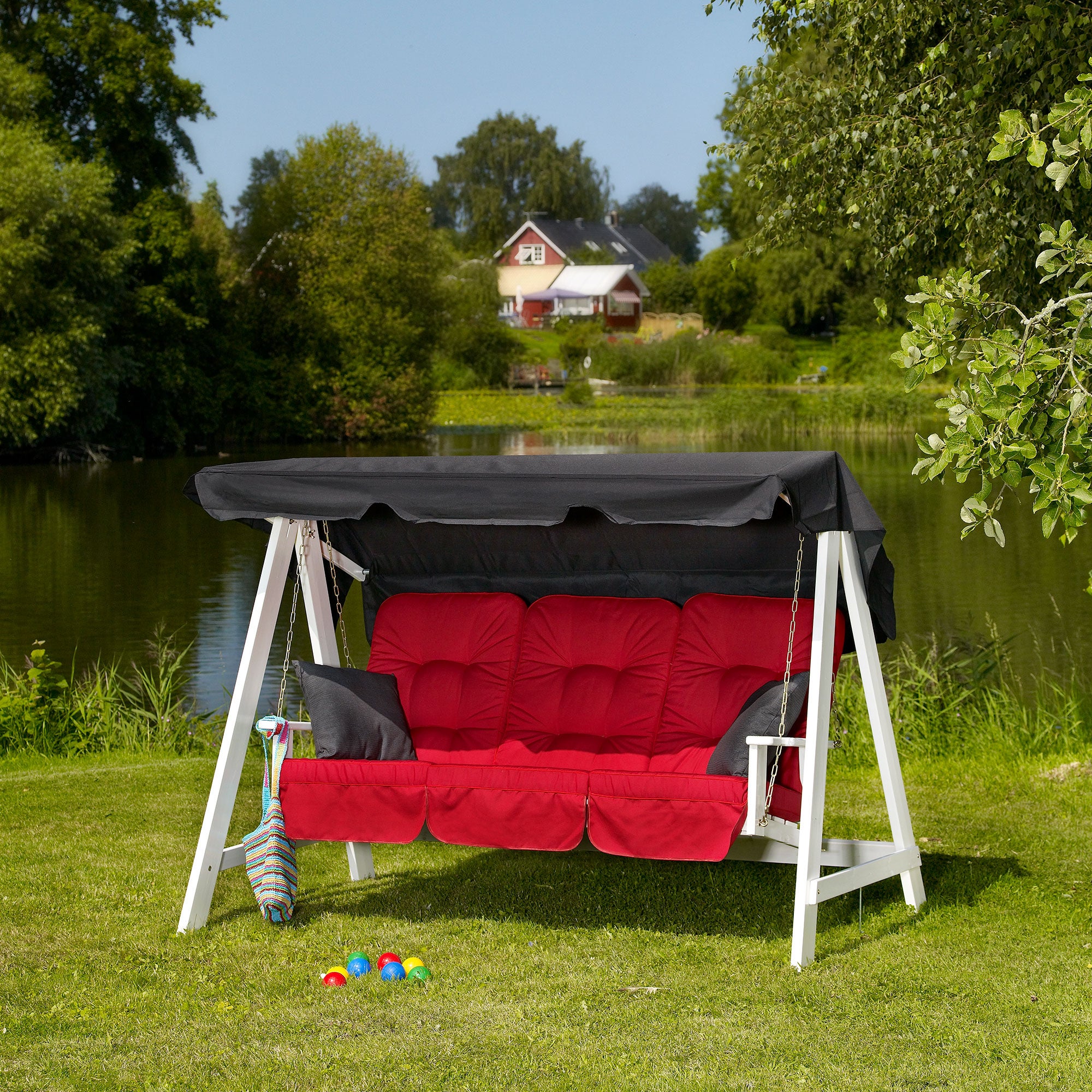 Kornhult hammock vit furu 