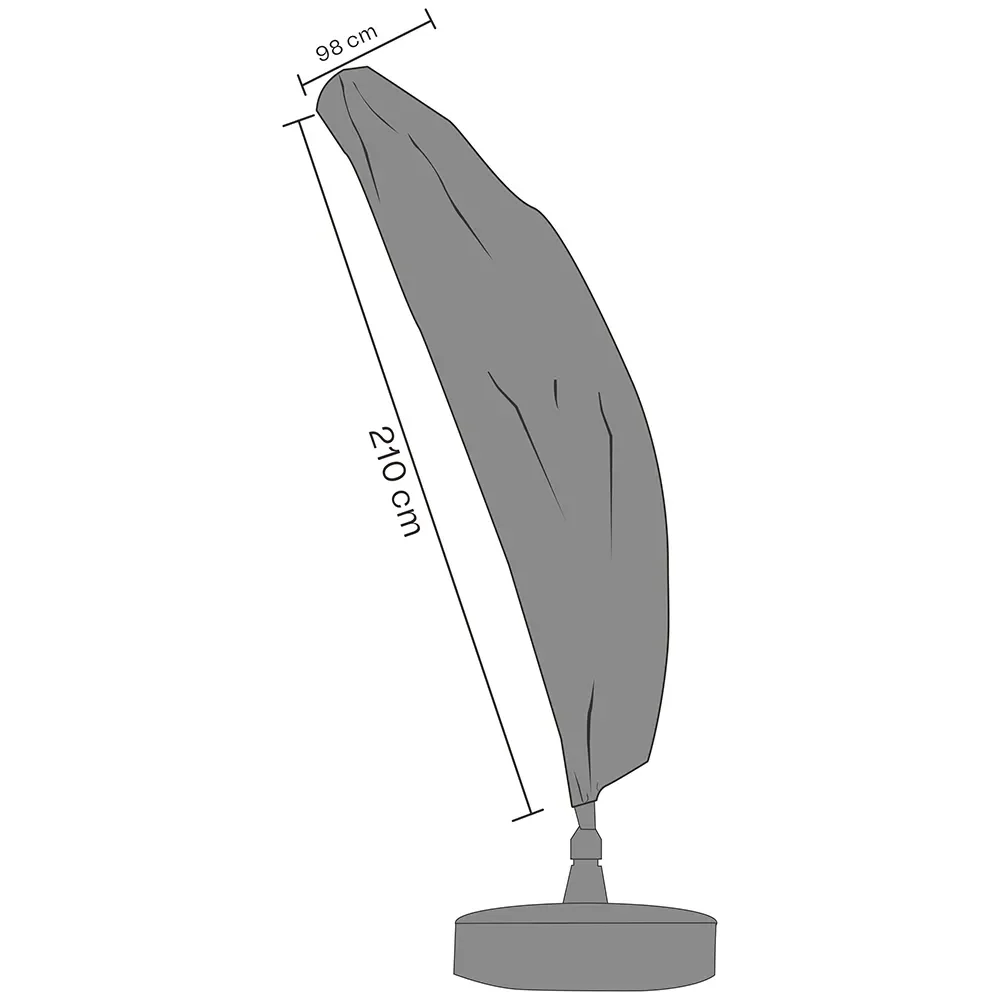 Parasollskydd Easy Sun 265x75 cm waterproof