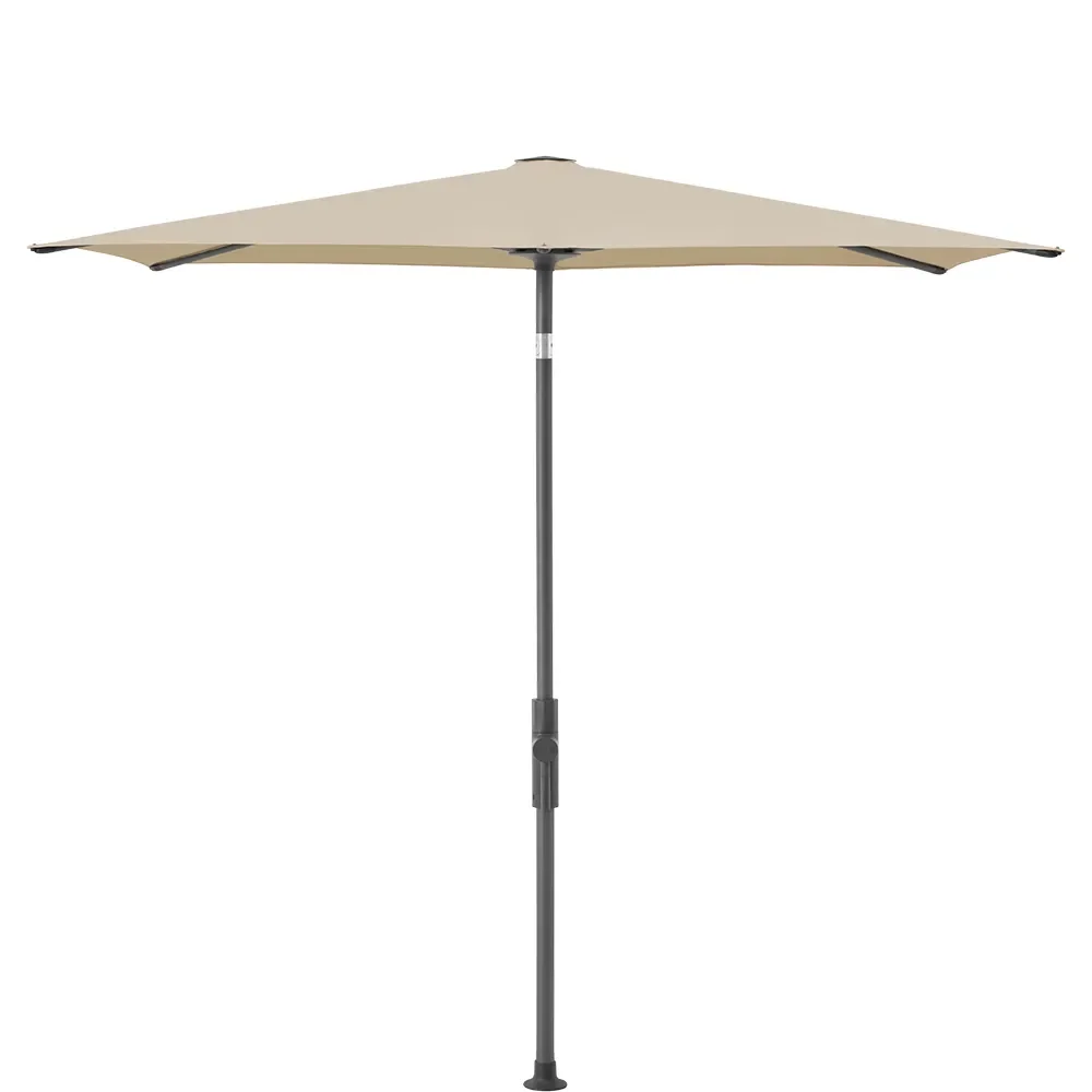 Glatz, Twist parasoll 210x150 cm anthracite Kat.4 422 Cream