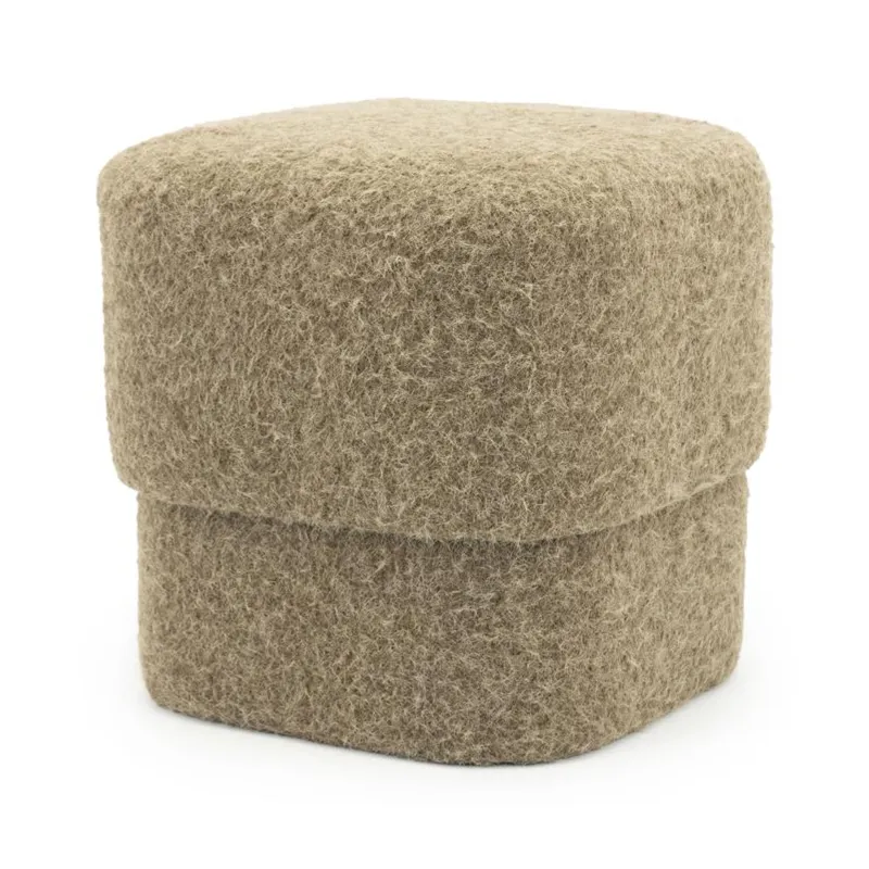 Stool Kelso - brown 40x40x40 cm