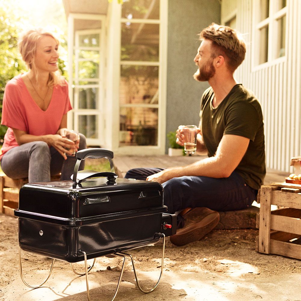 Go-Anywhere gas svart gasolgrill