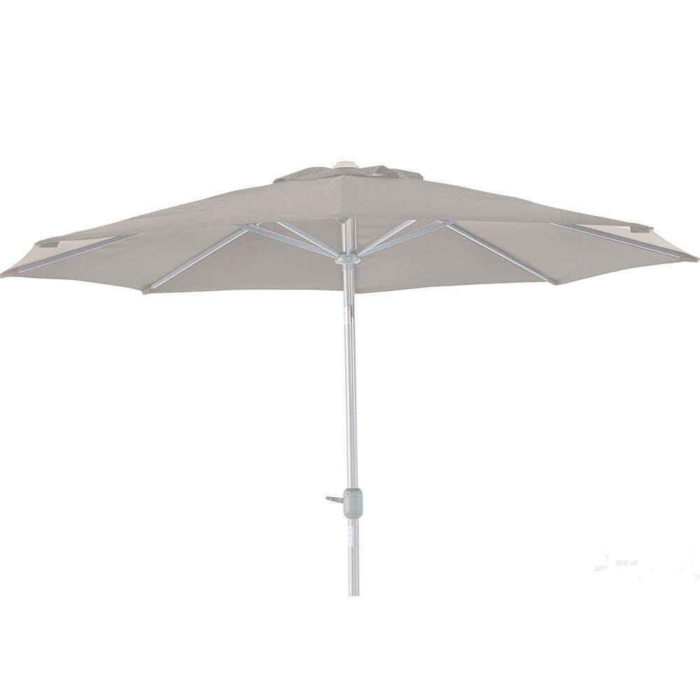 Brafab Andria parasoll 300  cm silver/beige
