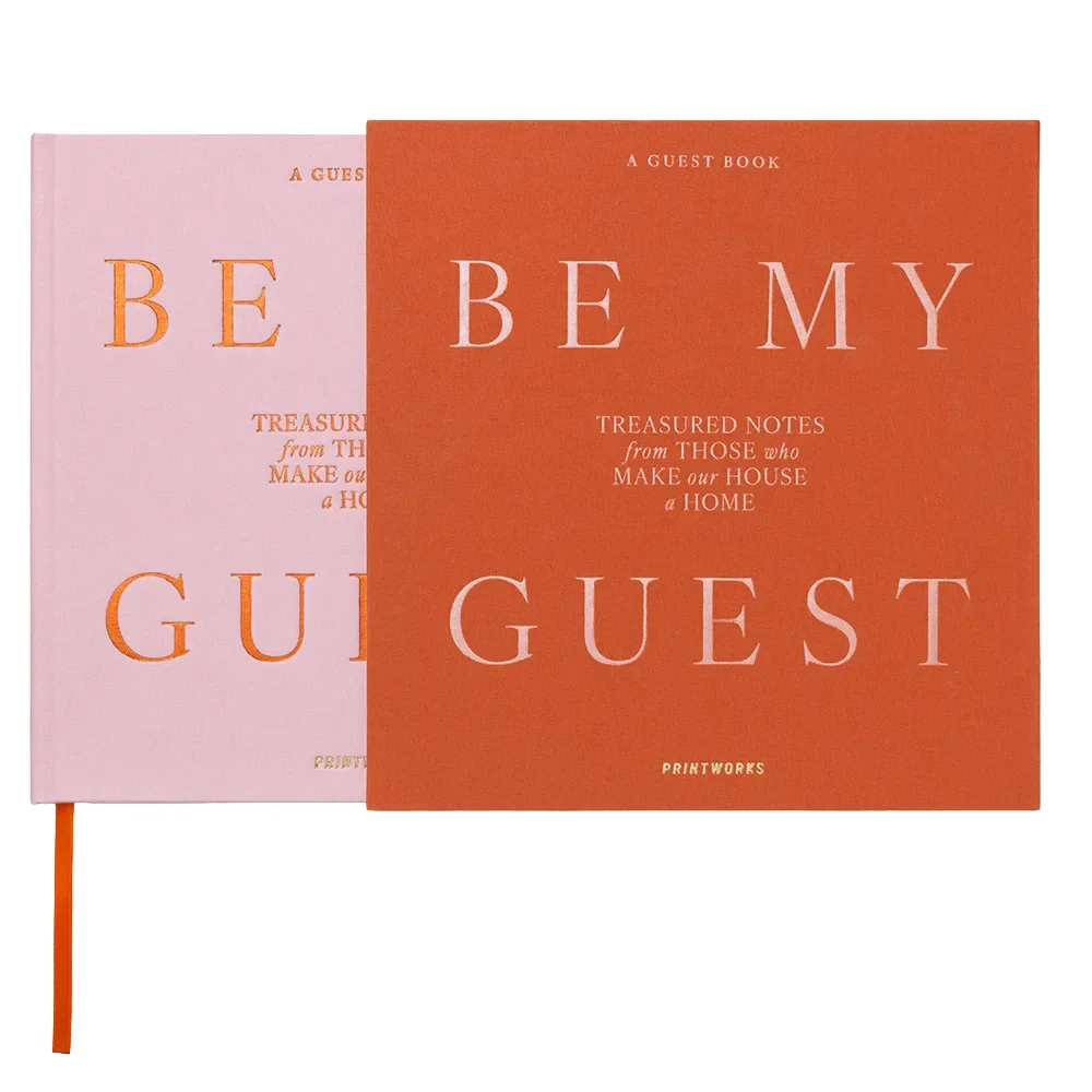 Gästbok Pink Be My Guest