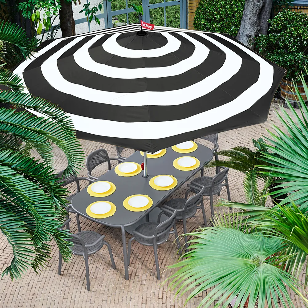 Stripesol parasoll 350 cm antracit 