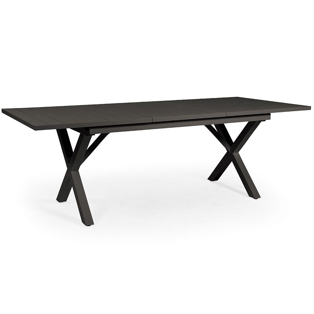 Brafab Hillmond bord 100×160/220  cm svart