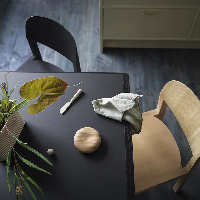 Workshop Table 92x140 cm - Black Linoleum Black