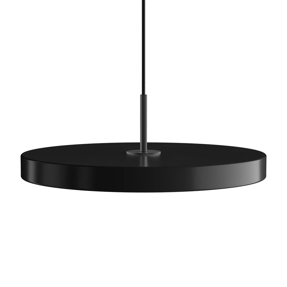 Asteria Plus Taklampa Ø43 cm Acrylic Black/Svart