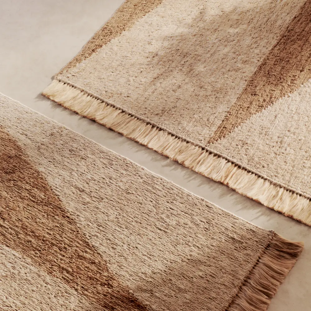 Studie matta 140x200 cm- Natural/Off-white