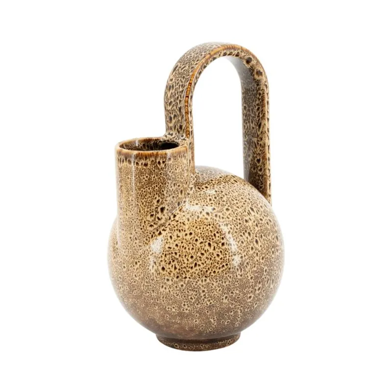 Kyanta small 16x15,5x26 cm Lergods Brun