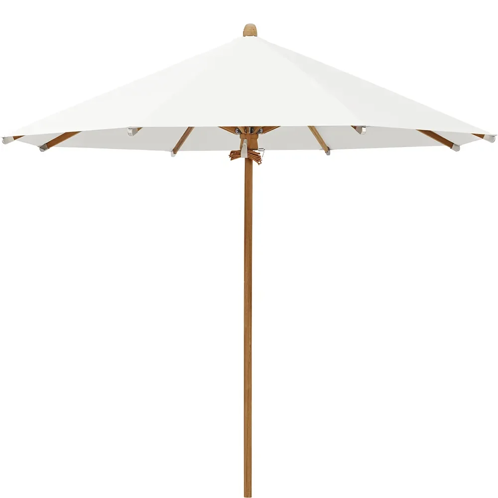 Glatz, Teakwood parasoll 300 cm Kat.5 510 White