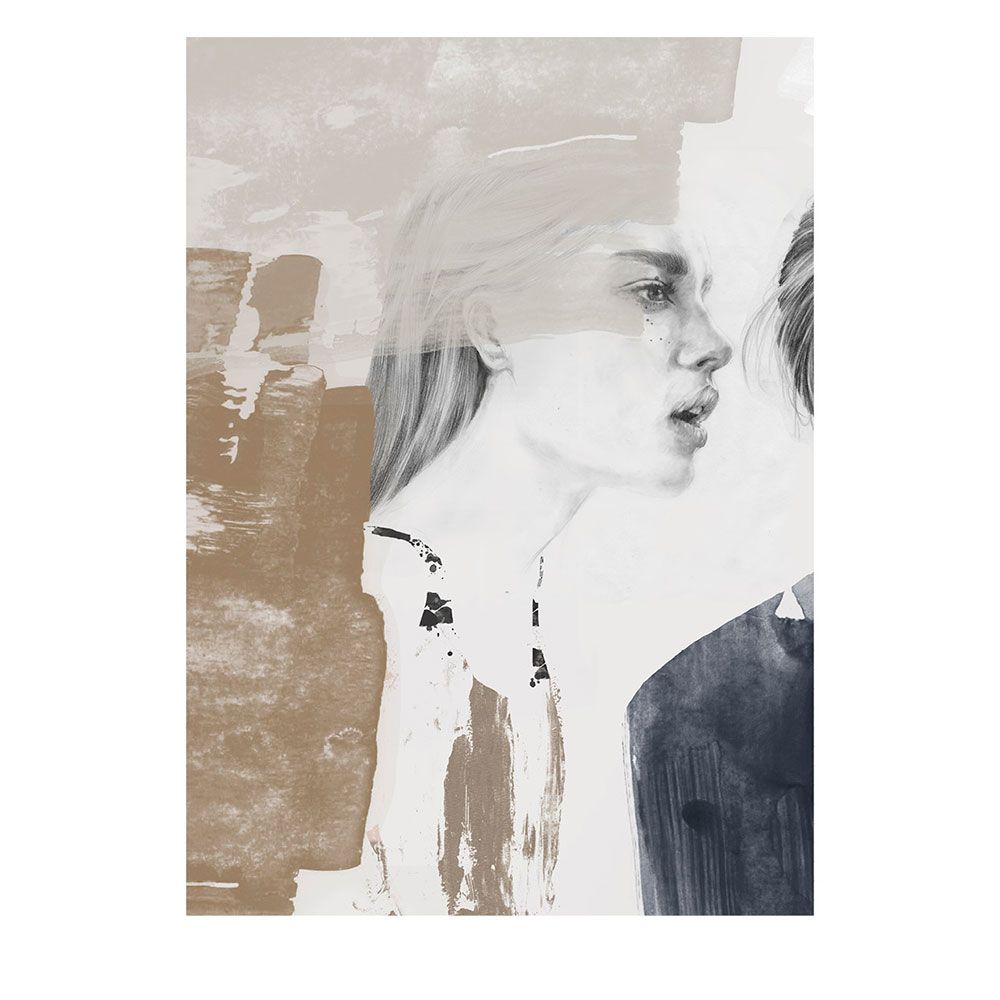 Anna Bülow poster  Whispers 30×40 cm