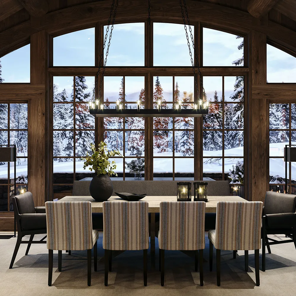 Taklampa Crown 148x48 Cm Iron