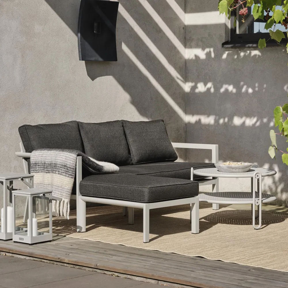 Delia divansoffa Ljusgrå/Antracit