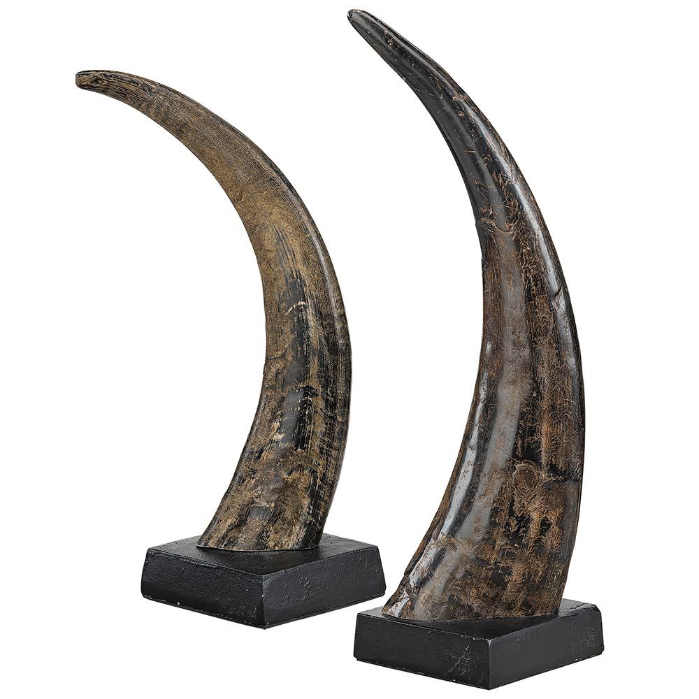 Avorio Horn Dekoration 2-Pack