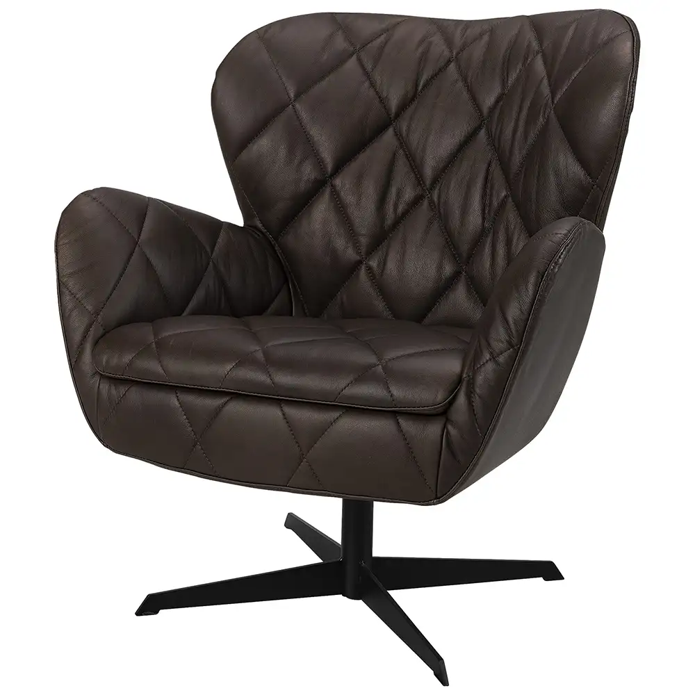 artwood, jade fåtölj espresso leather