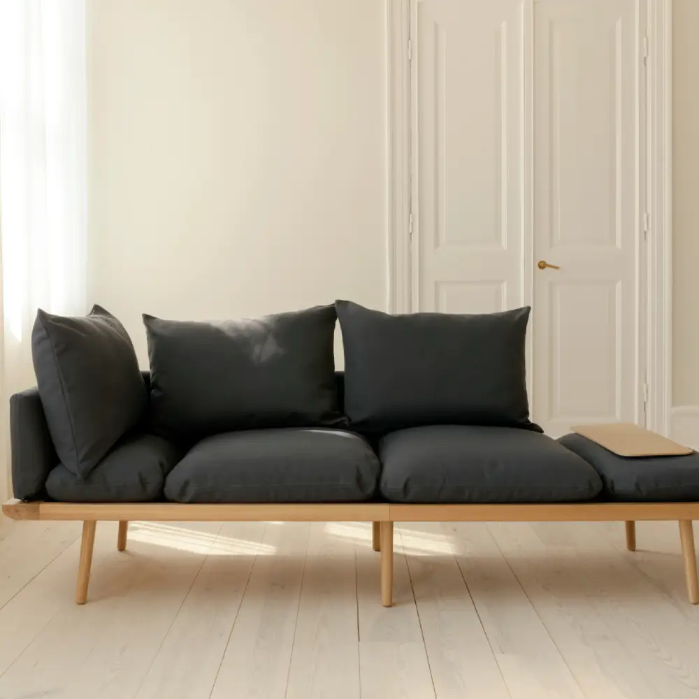 Lounge Around 3-sits soffa Oak/Shadow