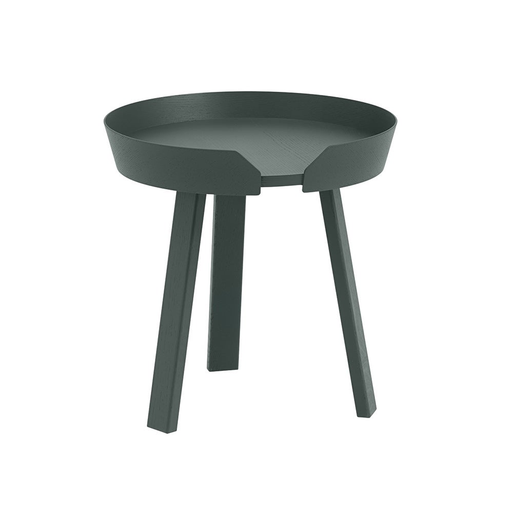 muuto, around soffbord ø45 cm- dark green