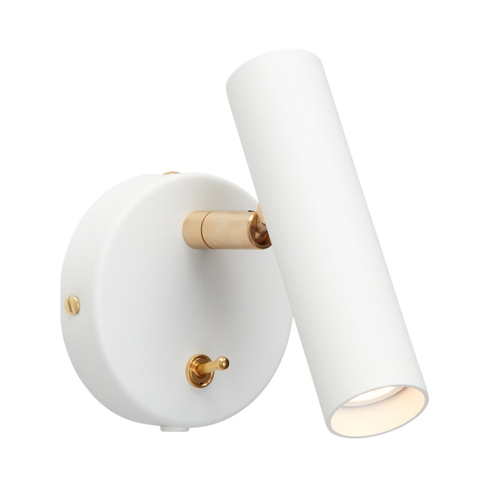 Belid, Slender Vägglampa Vitstruktur Mr11  Inkl Ljuskälla