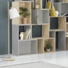 Pull golvlampa - Oak/White