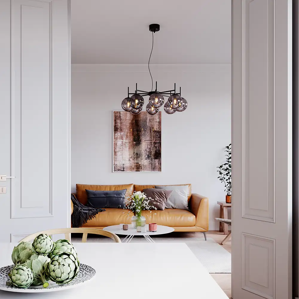 Boyle Taklampa Rökgrå