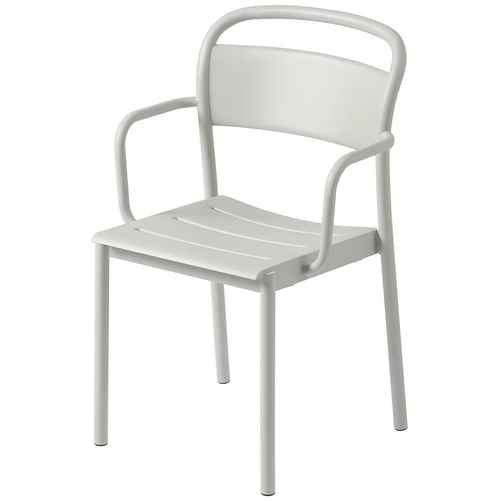 muuto, linear steel karmstol - grey