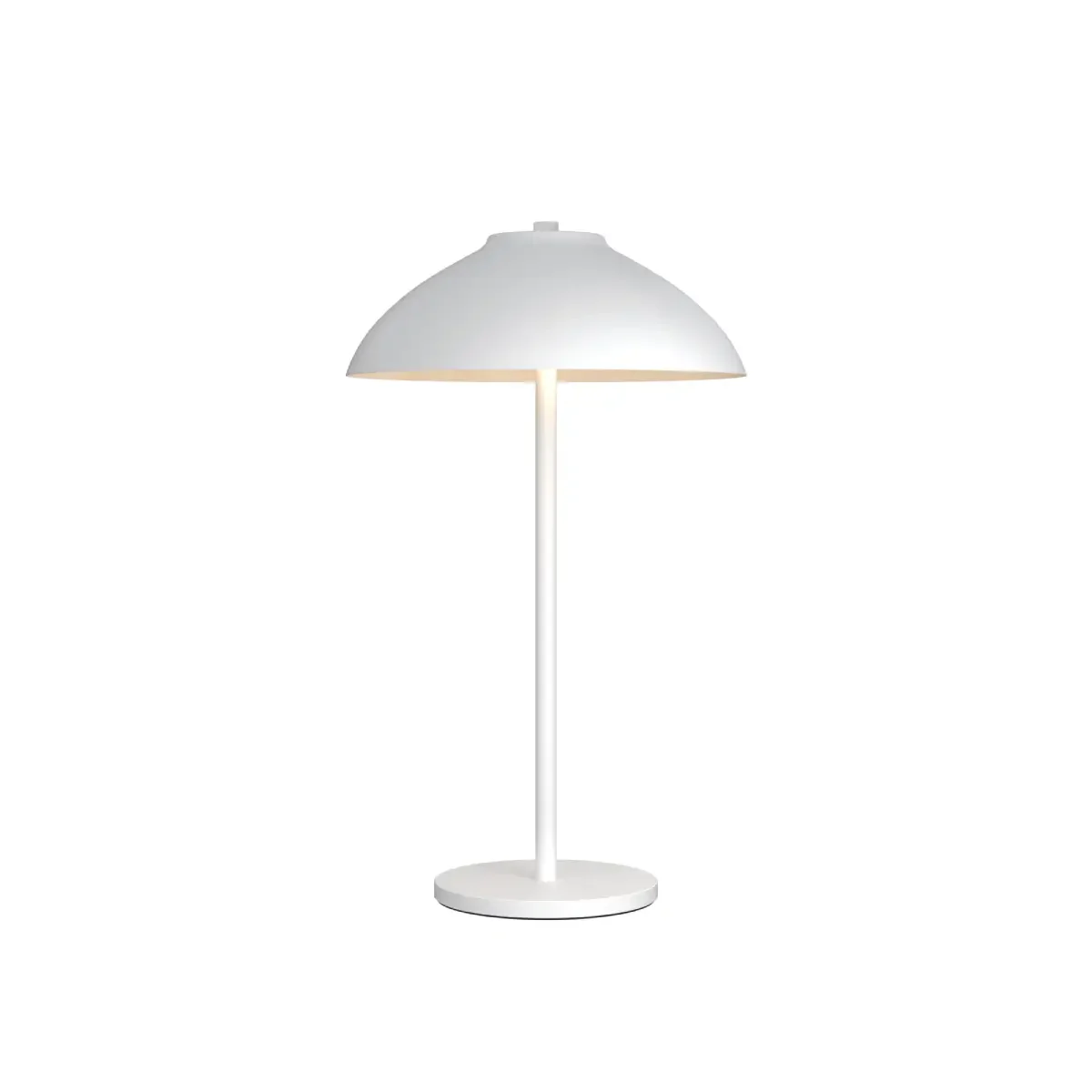 Bordslampa Vali Ø24xH40 cm Metall Mattvit