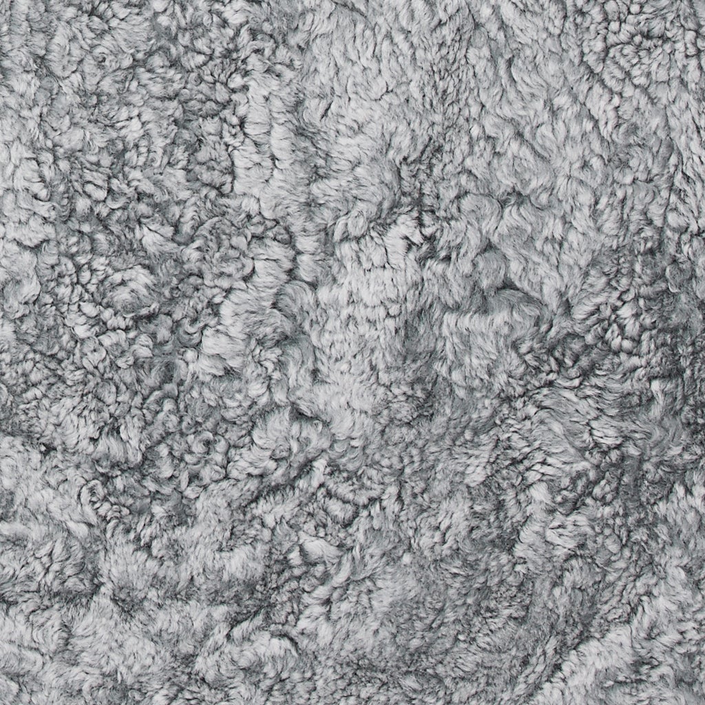 Curly fårskinn 1,5 Grey Silver