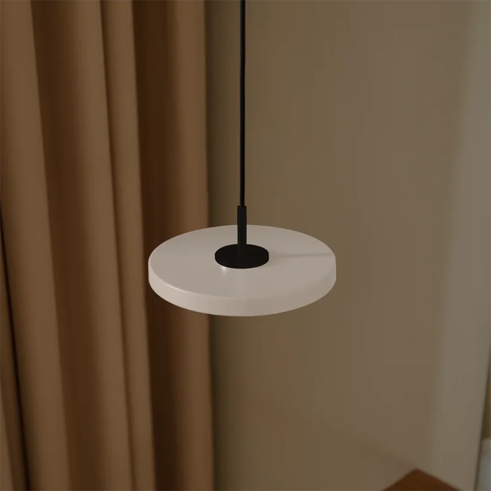 Asteria Micro Taklampa Ø15 cm Pearl White/svart