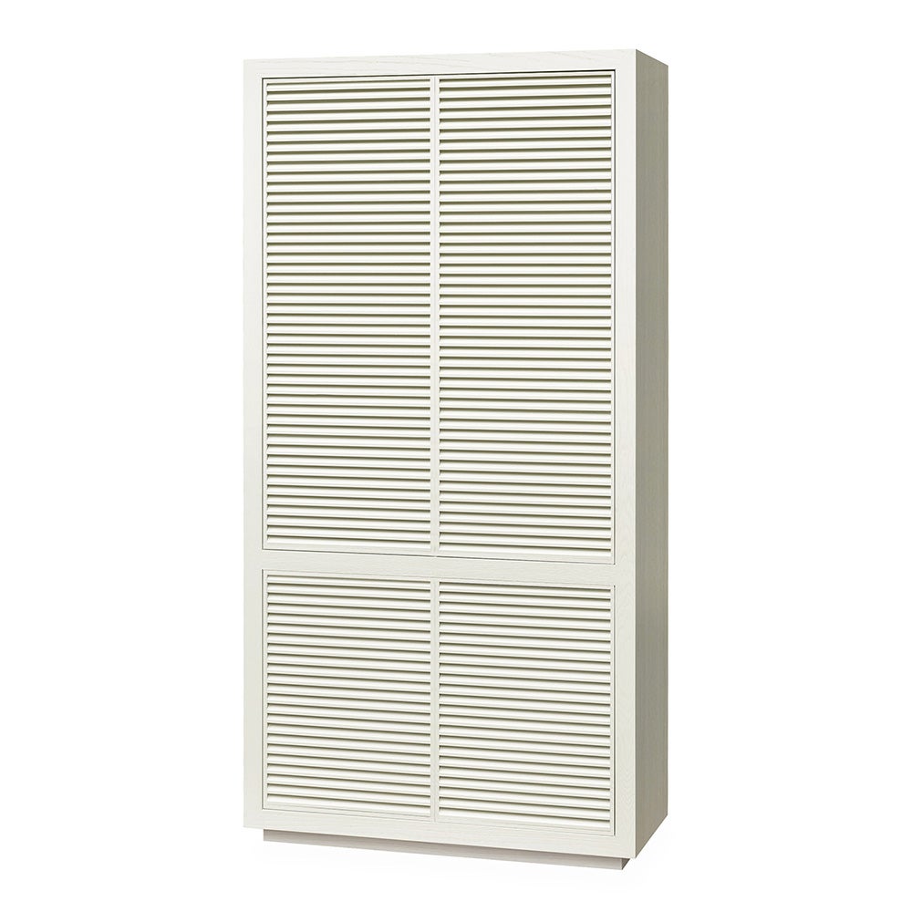 HAYDEN skåp i ekfanér-Ivory mist