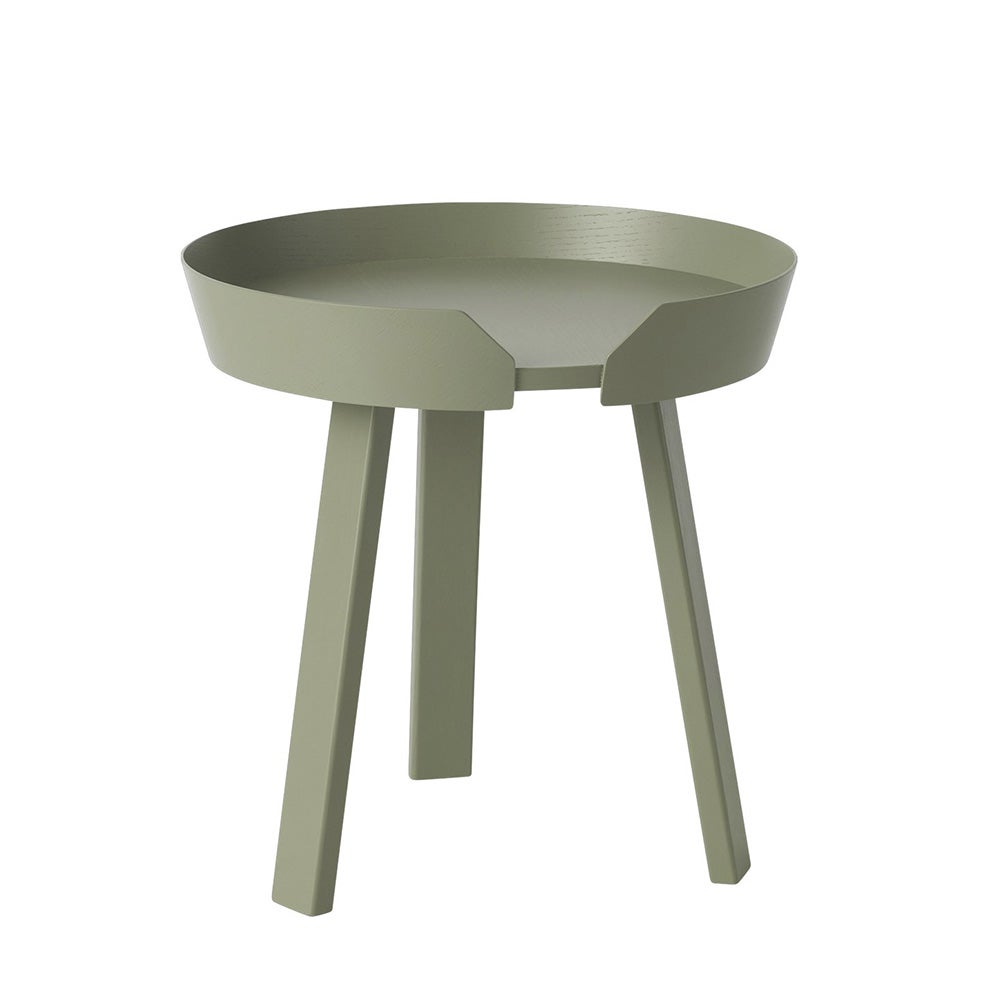 muuto, around soffbord ø45 cm- dusty green