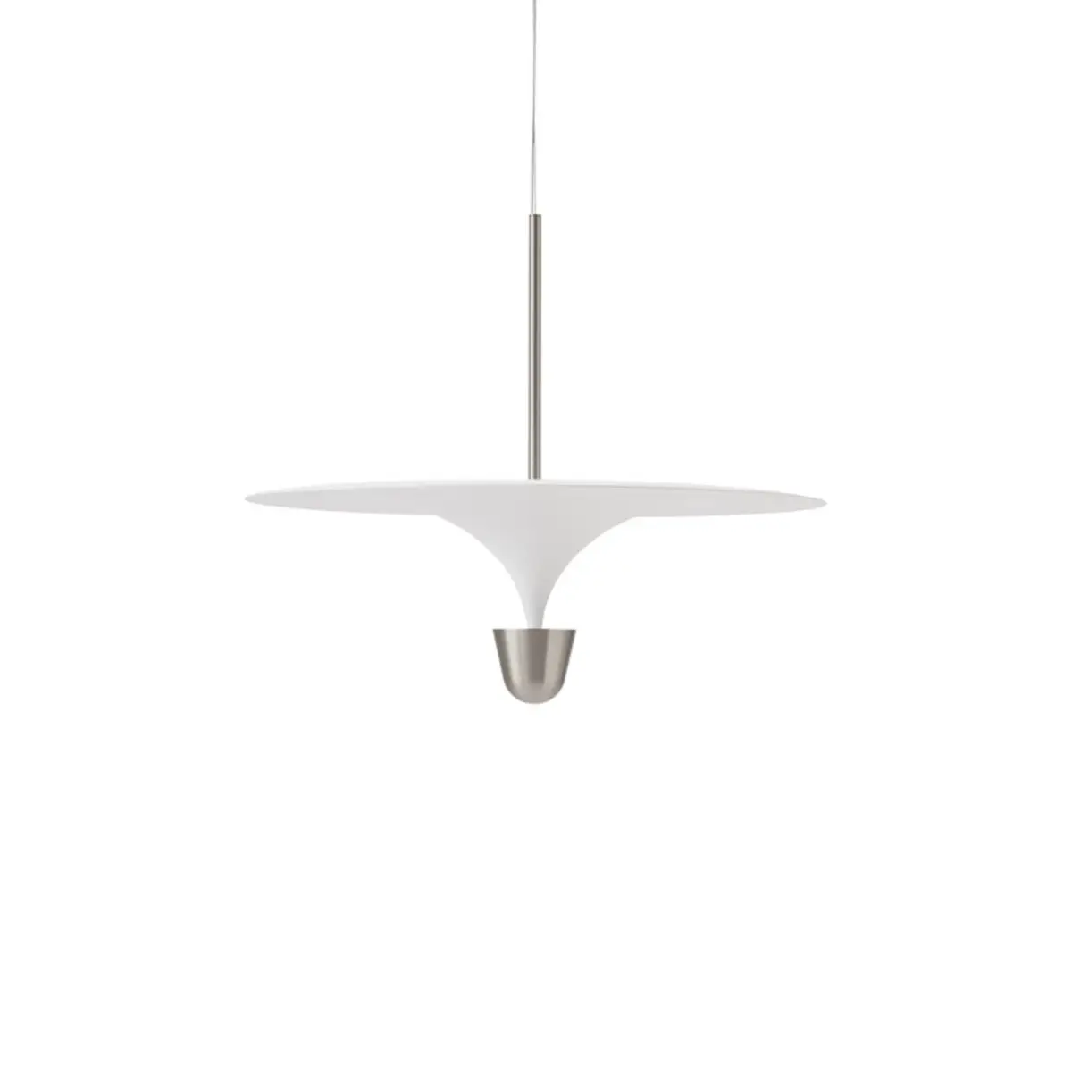 New Works, Kantarell Pendellampa Ø60 Nickelmonterad