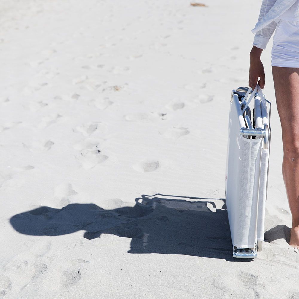 Amigo solsäng marin aluminium/textilene 