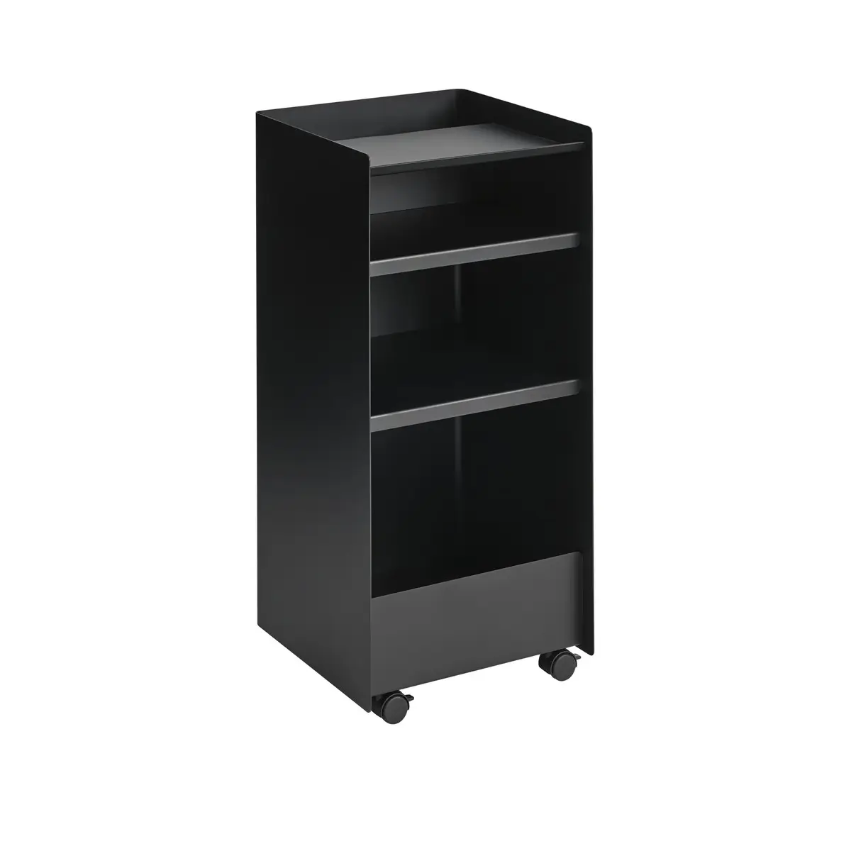 Muuto, Folded Trolley H 83,7 cm öppen - Svart