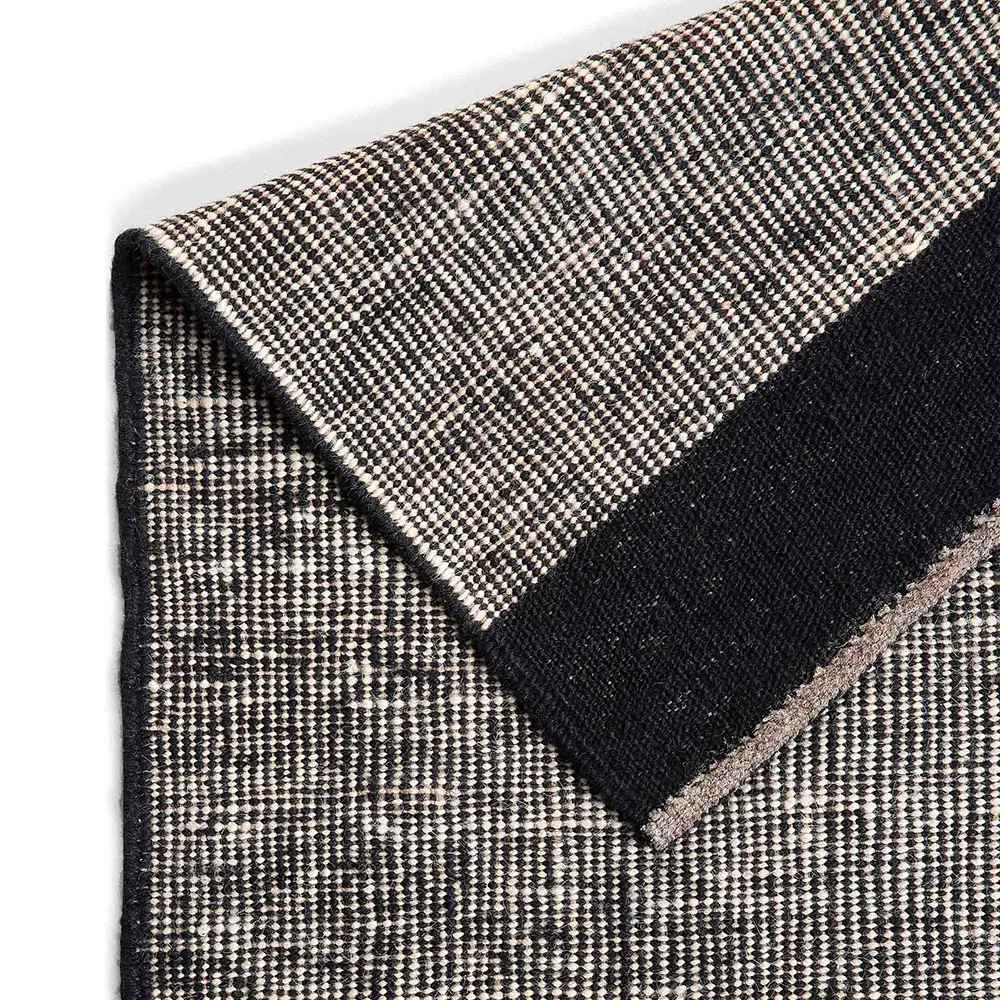 Dots kilim Matta 170x240 Black