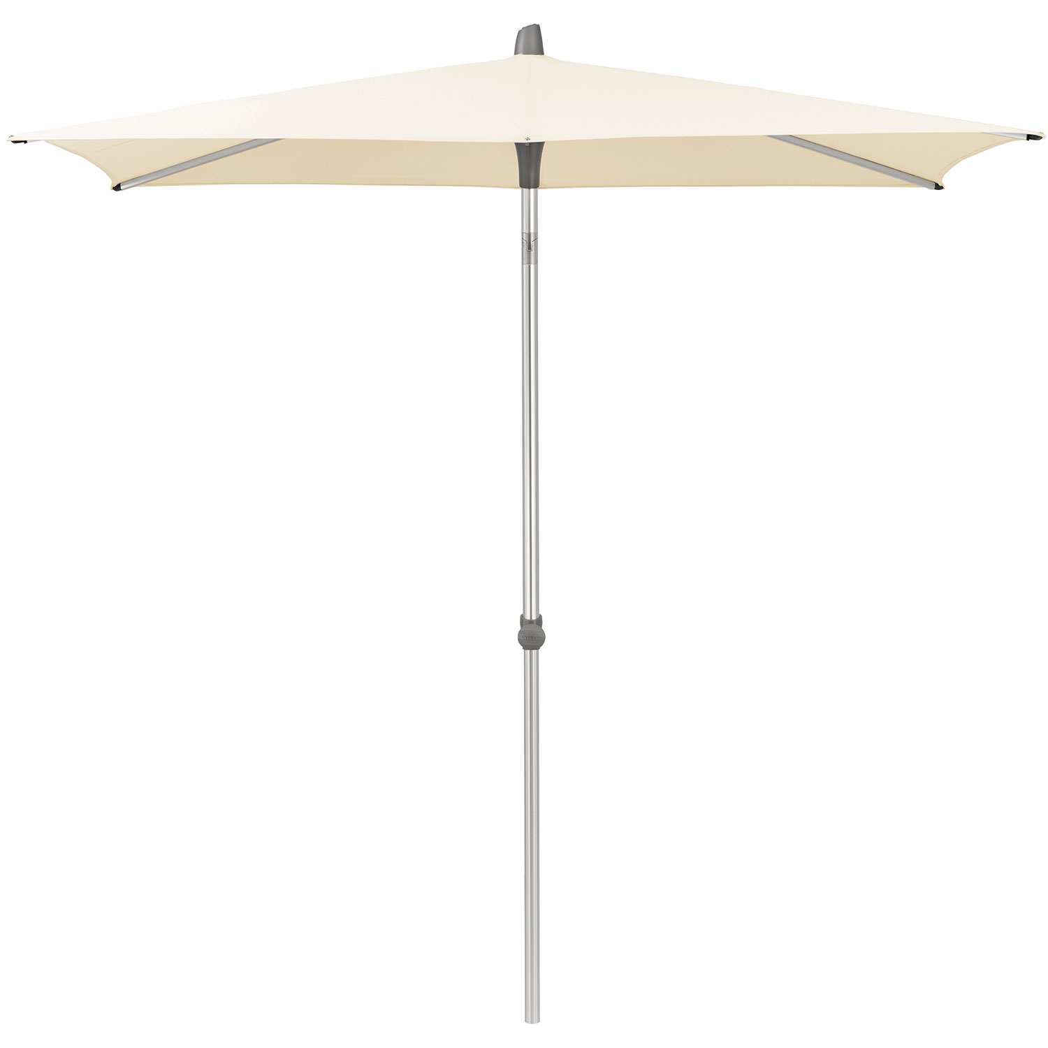 Glatz Alu-smart parasoll 210×150 cm offwhite