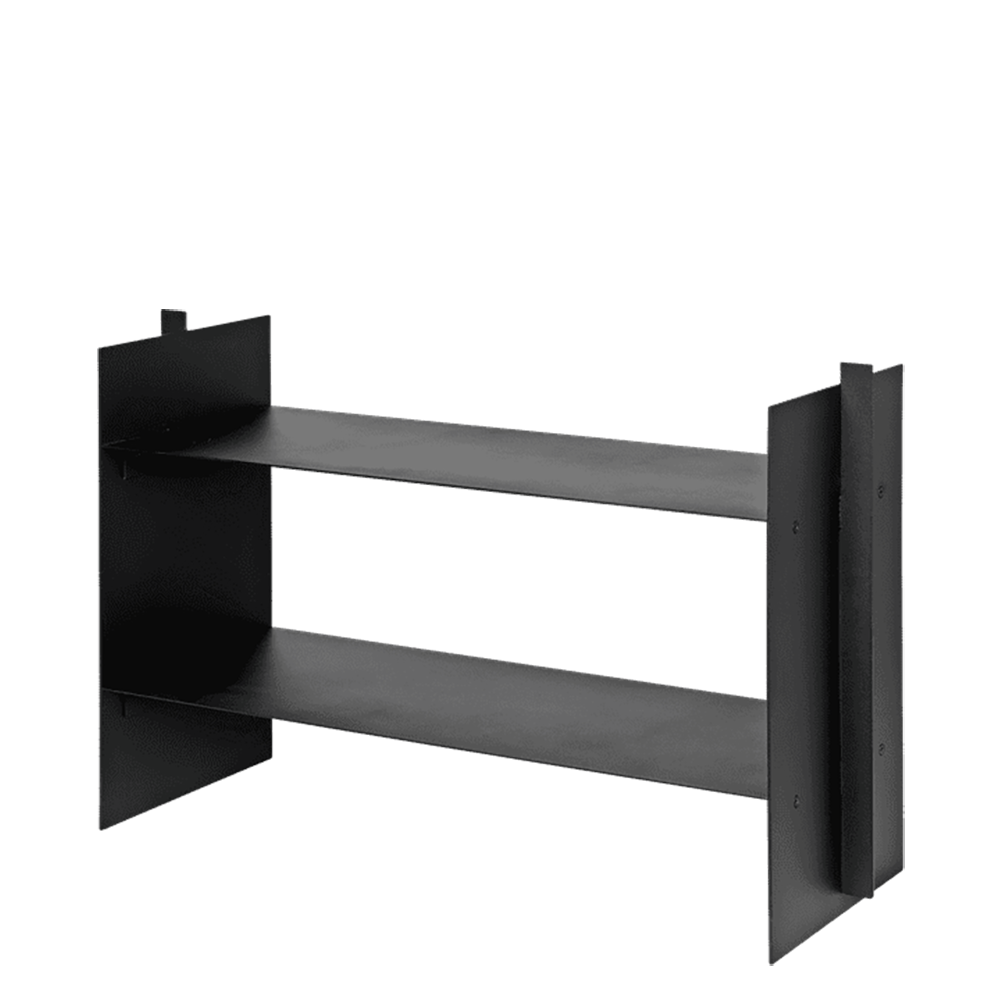 Produktfoto för Ferm Living - Lager Low Rack - Hyllor - Black - W77 x D28 x H26 CM