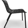 Forest loungefåtölj Black