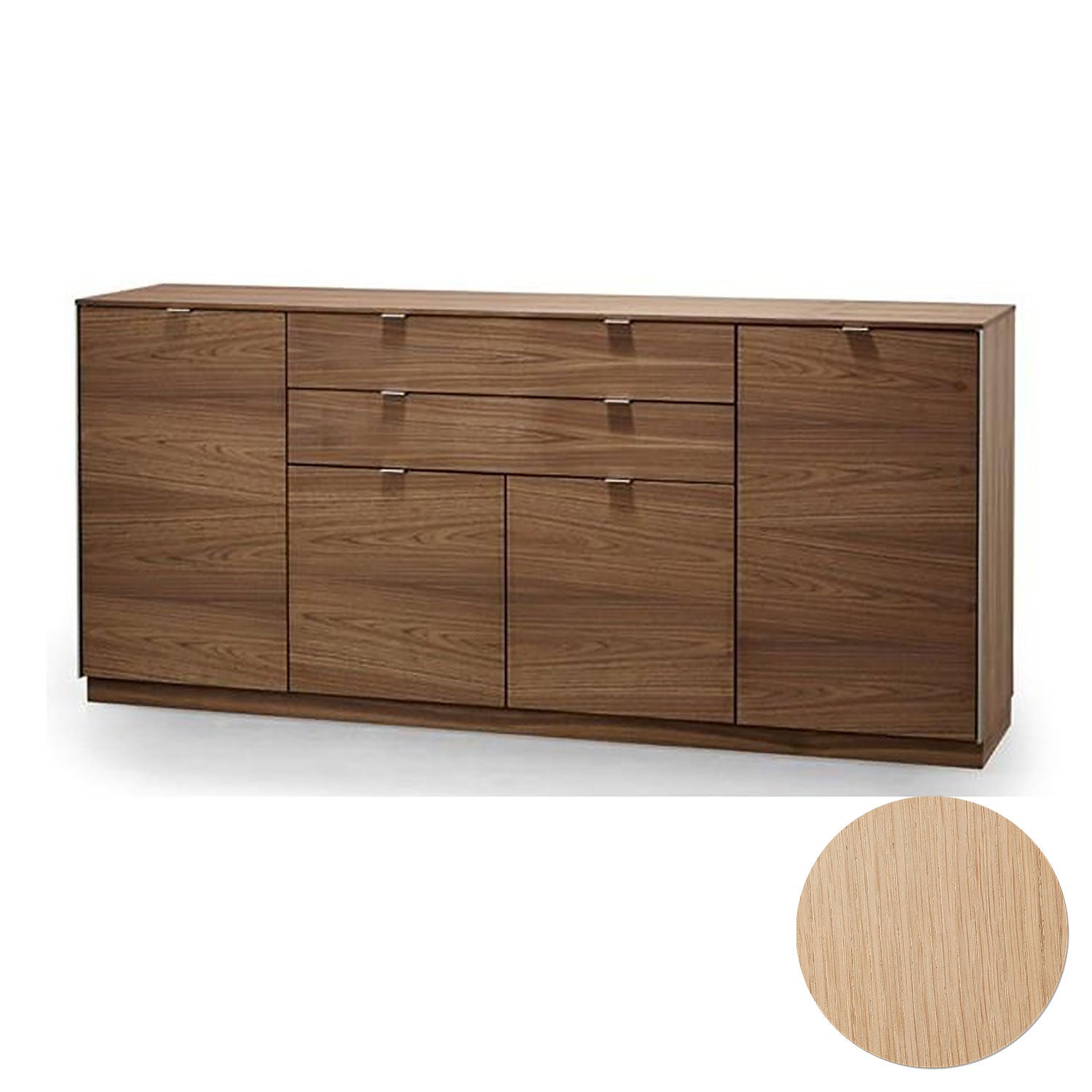 skovby, sm942 skänk ek såpa 194x44x88cm