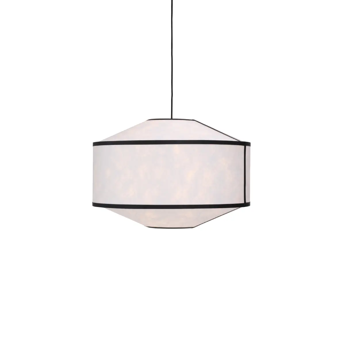 New Works, Kite Pendellampa Vit Och Svart Ø65