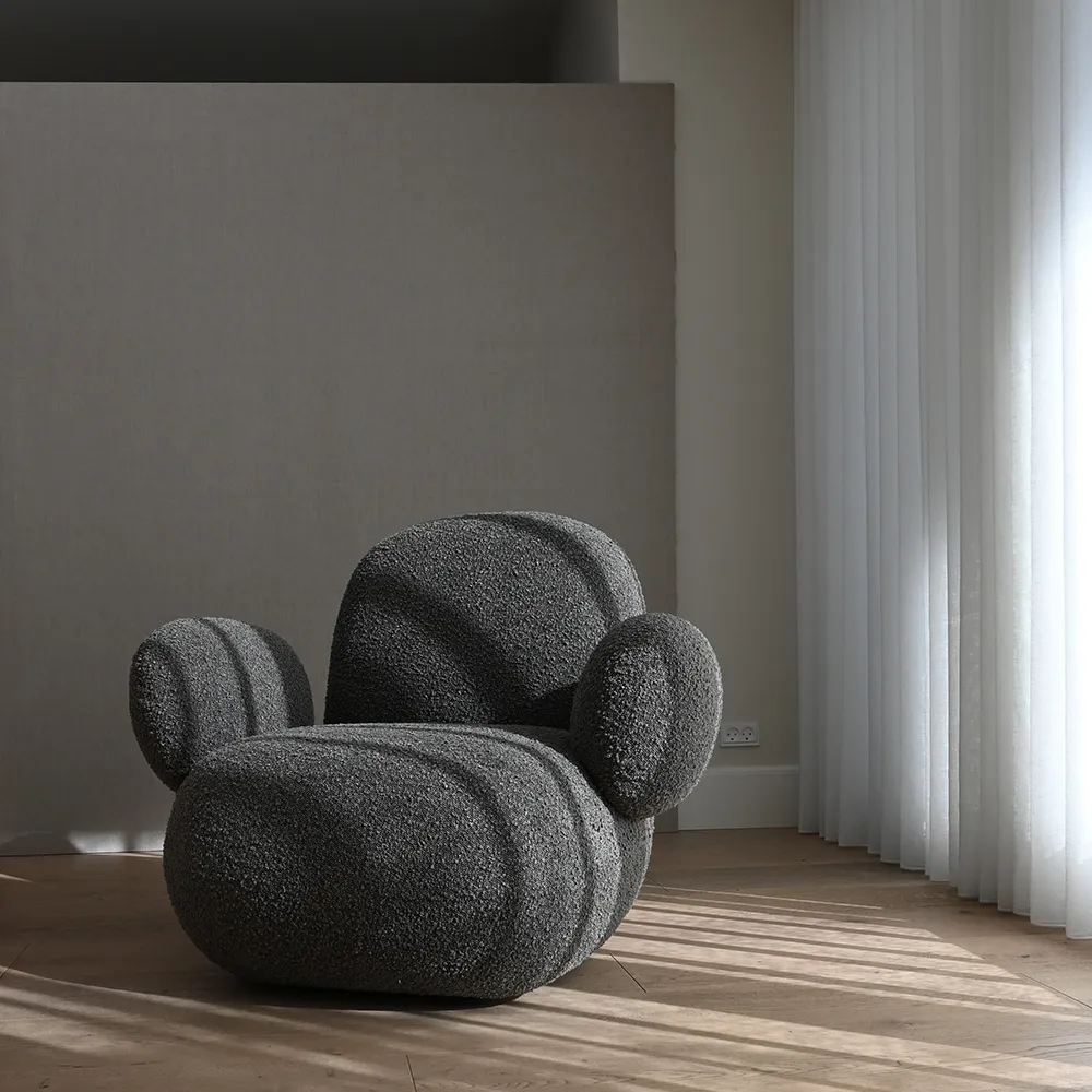 Toe Fåtölj Flat - Deep Taupe