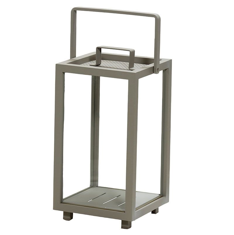 Produktfoto för Cane-Line, Lighthouse Ljuslykta Taupe Liten