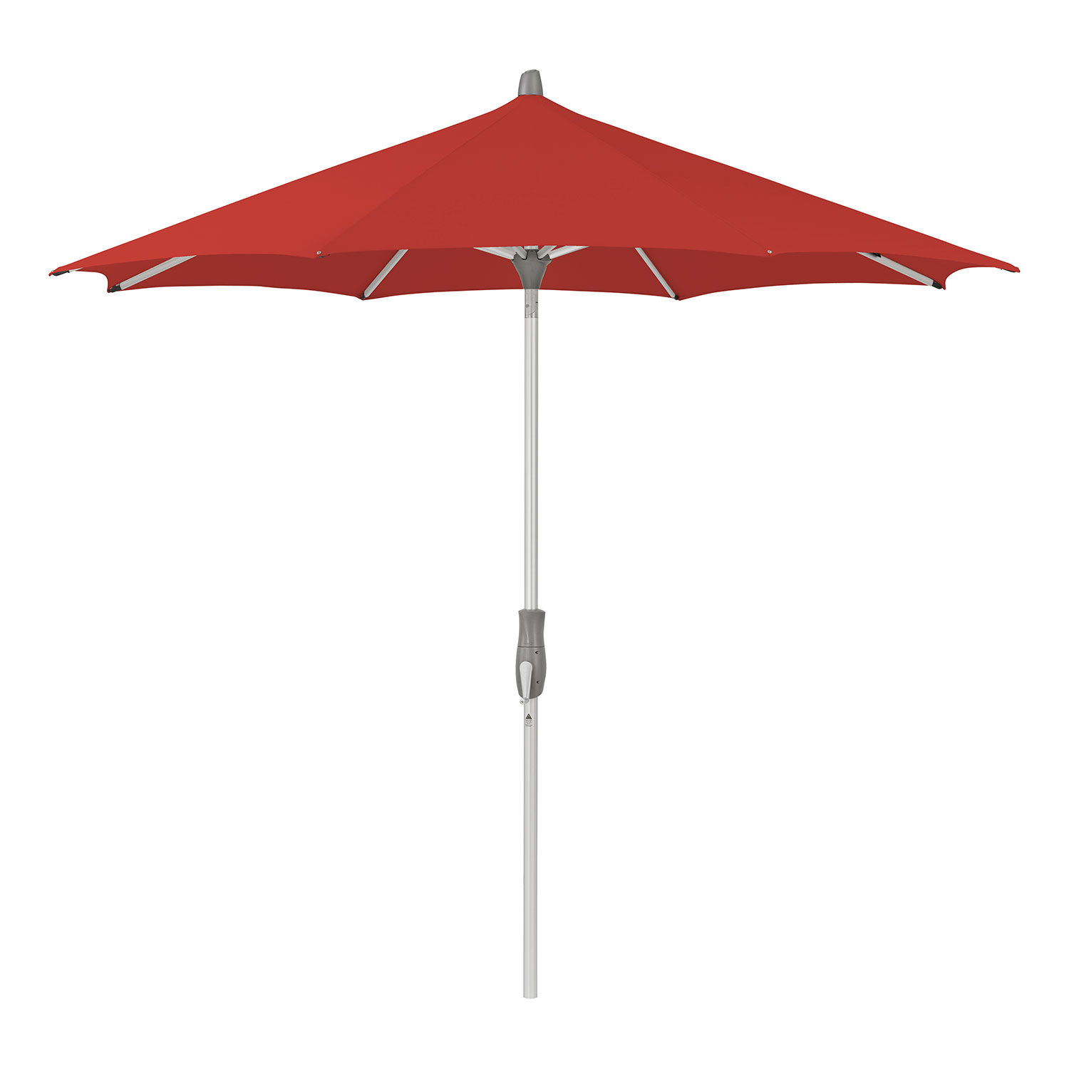 Glatz Alu-twist parasoll 270 cm kat.4 403 carmine