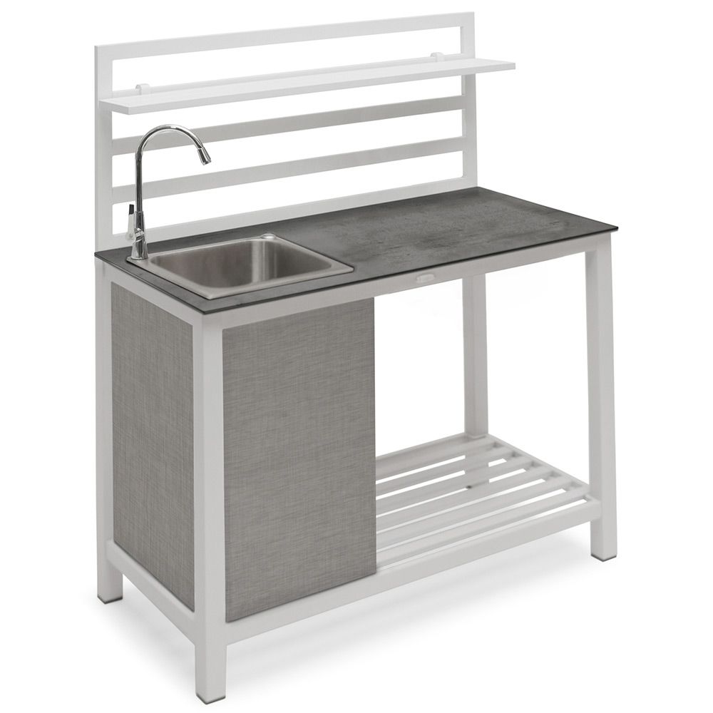 Åminne Utekök Med Vask Vit