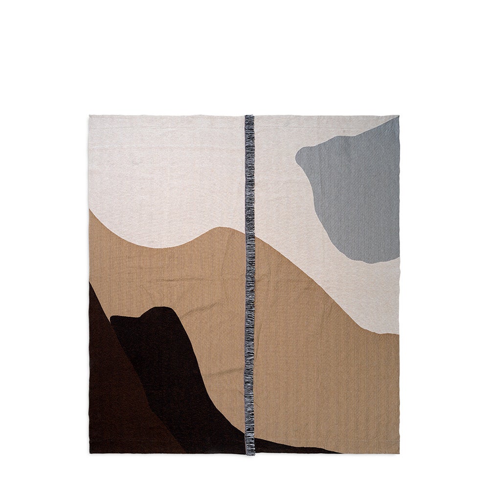 Produktfoto för Ferm Living - Vista Sengetæppe - Överkast - Sand - W: 240 x H: 250 x D: cm