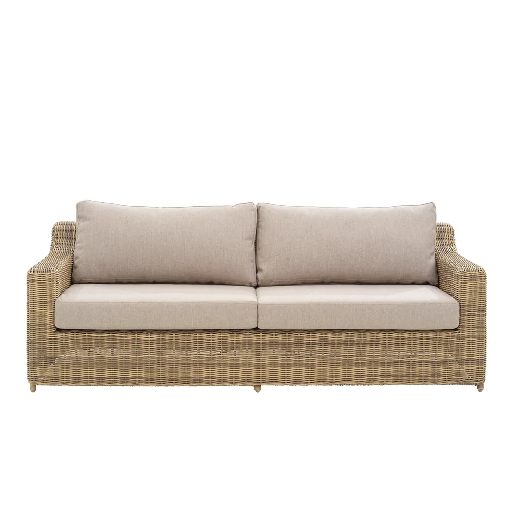 Glendon 3-sits soffa  Rustic / Beige