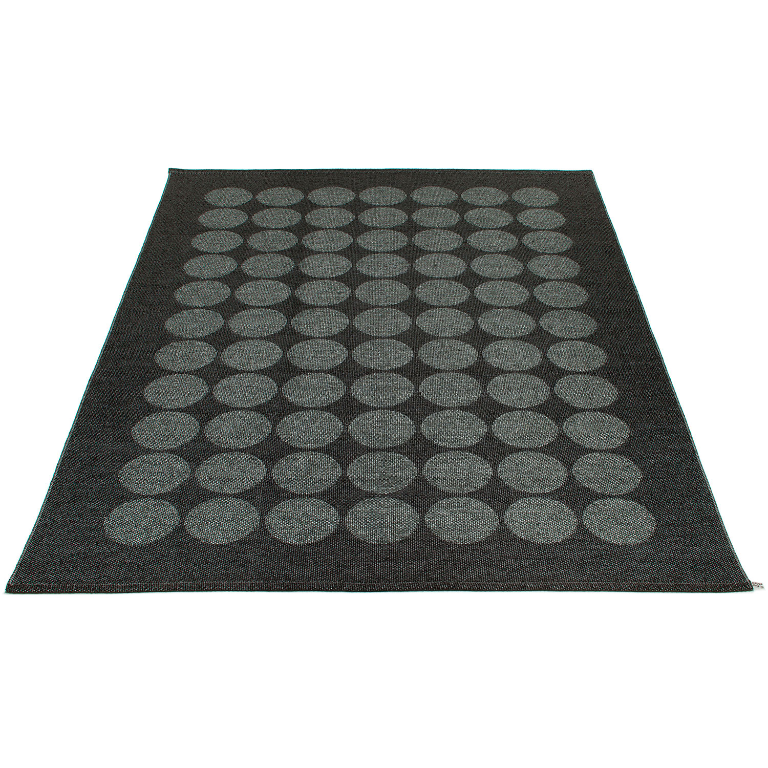 Pappelina Hugo matta 180×260 cm blackmetallic / black