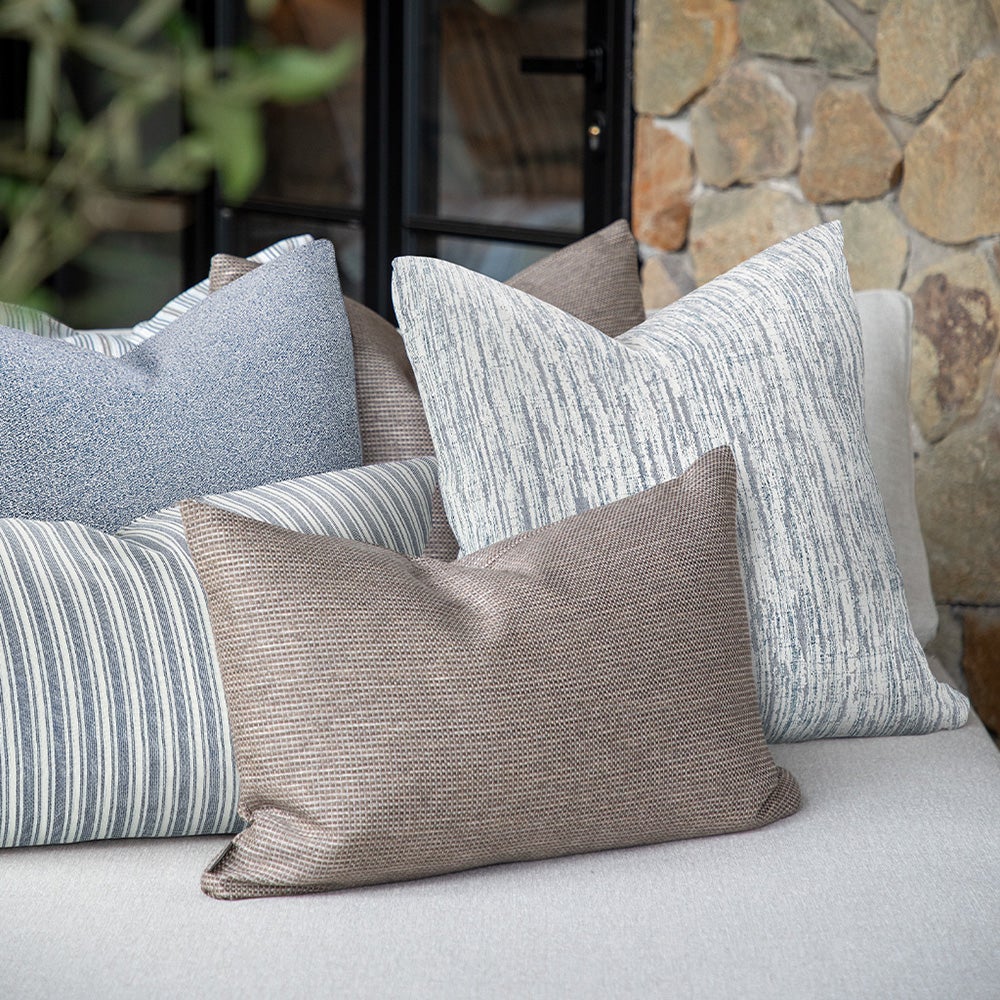 Alternativ bild 1 för Sky stripe kuddfodral blå