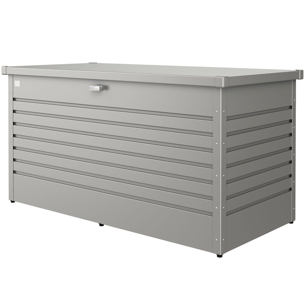 Leisuretime box 160 high metallic quartz grey Biohort
