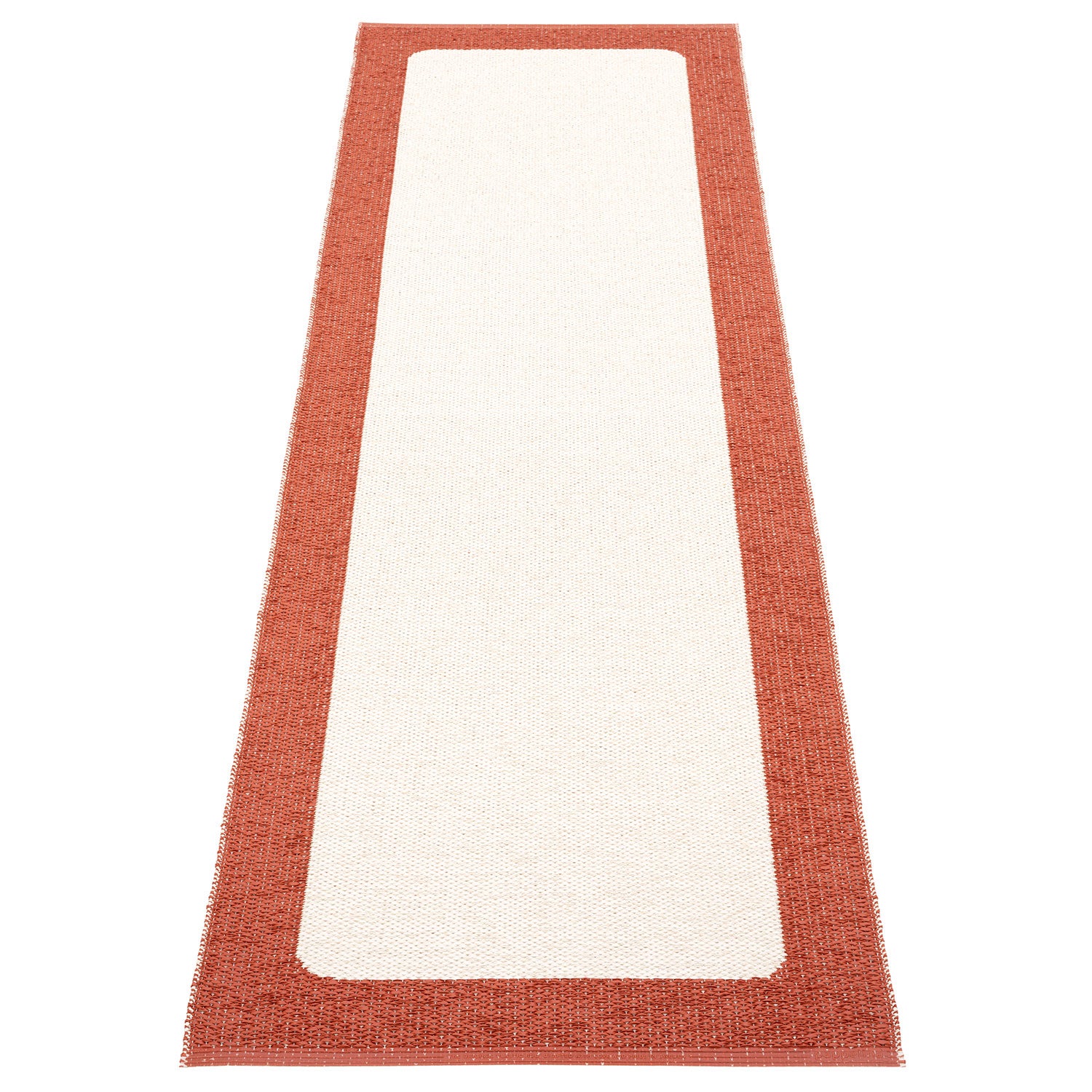 pappelina, ilda matta 70x240 cm brick / vanilla