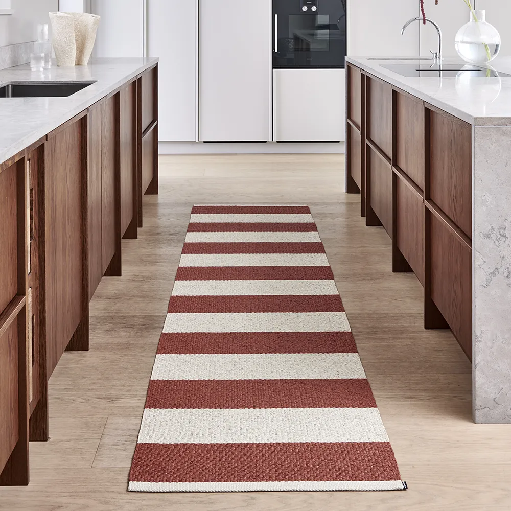 Bob matta Brick/Cream 70 x 150 cm